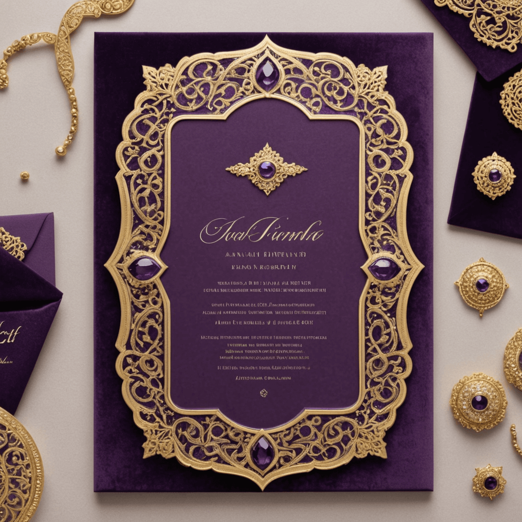 خلفيات دعوة زواج تم تصميمها بالذكاء الاصطناعي