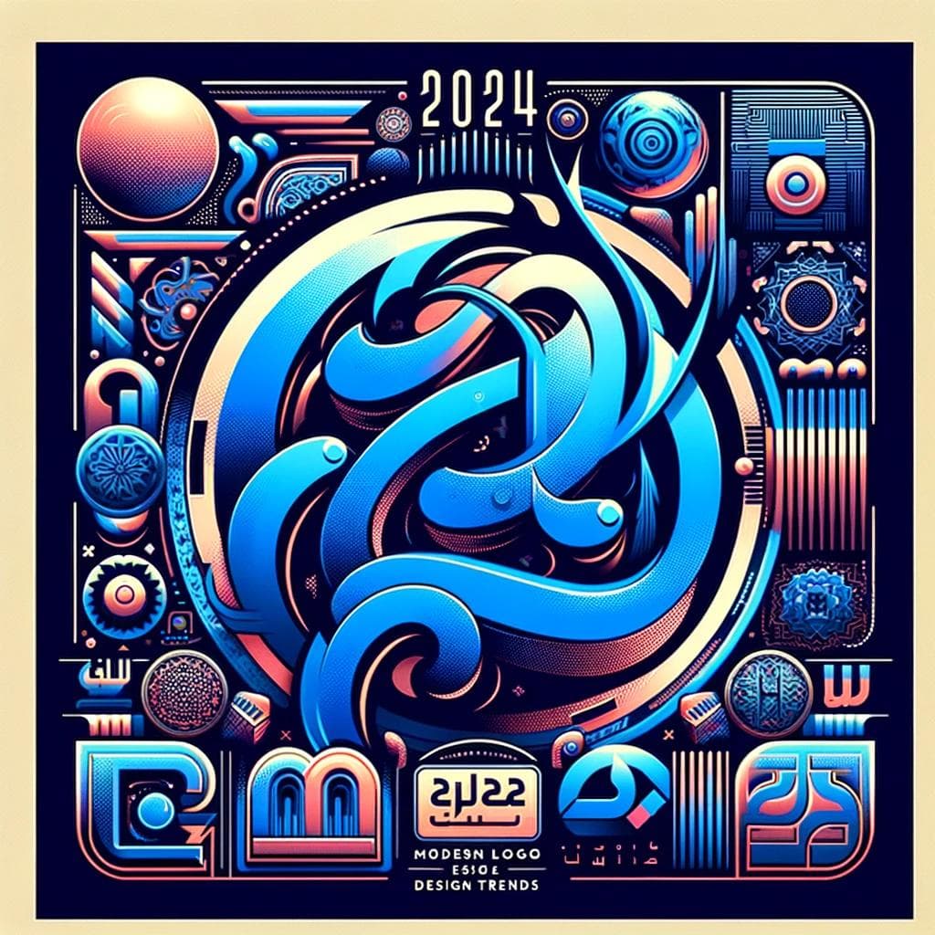 تصميم الشعارات في 2024, توجهات جديدة و التأثر بالذكاء الاصطناعي
